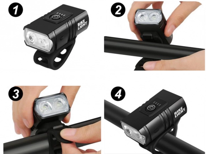 Set LED svjetala za bicikl s USB punjenjem