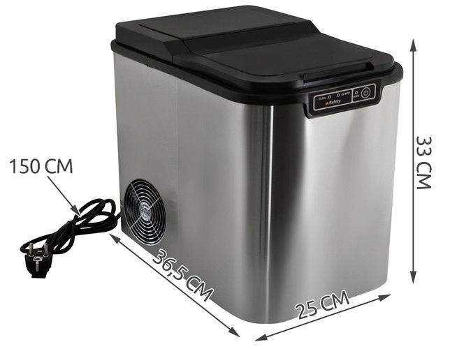 Proizvođač leda Malatec K5537 srebrna/siva 120W