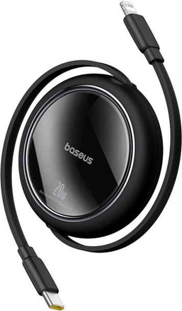 Uvlačivi kabel za punjenje Baseus Free2Pull USB‑C na Lightning 20 W 1 m crni