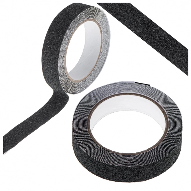 Protuklizna sigurnosna traka 2,5 cm x 5 m crno-žuta – Crna