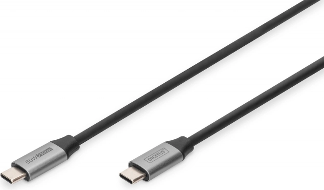 USB‑C kabel 3.0, 60 W, 5 Gbps, USB‑C na USB‑C, 1 m, crni