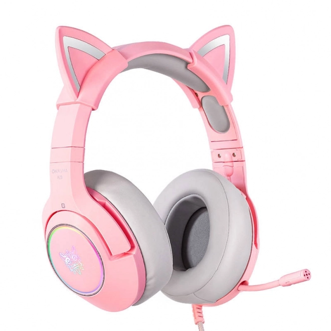Gaming slušalice ONIKUMA K9 ružičaste