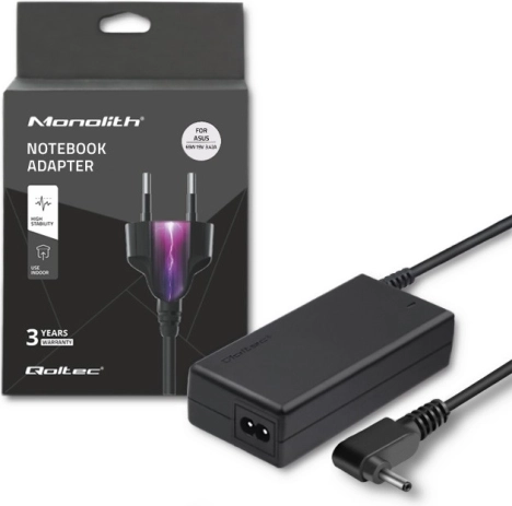 napajajući adapter za ASUS 65 W, 19 V, 3,42 A, konektor 4,0 × 1,35 mm + napojni kabel