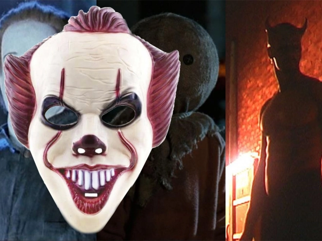 Halloween maska klauna Pennywise