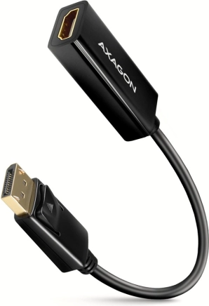 Adapter DisplayPort na HDMI 4K/30Hz, kabel 18 cm