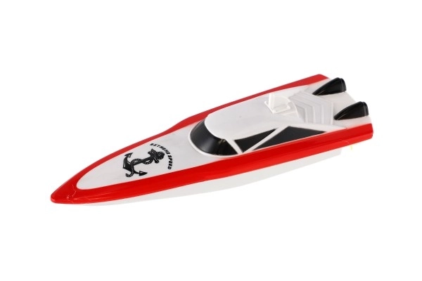 Motorni čamac/brod za vodu RC plast 19cm na baterije+punjivi paket+USB 2,4Ghz u kutiji 26x13x15cm
