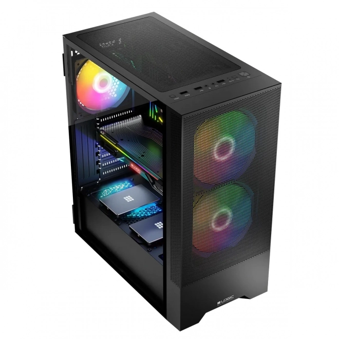 Kućište Arya ARGB USB 3.0 Midi Tower crna