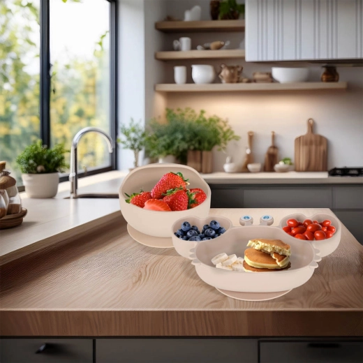 Stabilna zdjelica i tanjur s vakuumskim prianjanjem