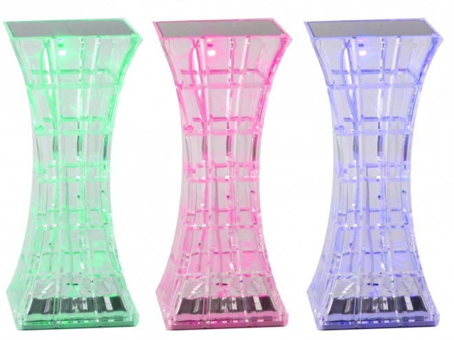 Kristalna noćna lampa s RGB LED i daljinskim upravljanjem