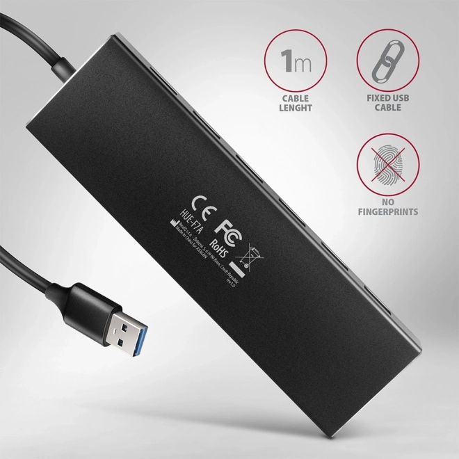 USB Hub 7-Portni AXAGON HUE-F7A