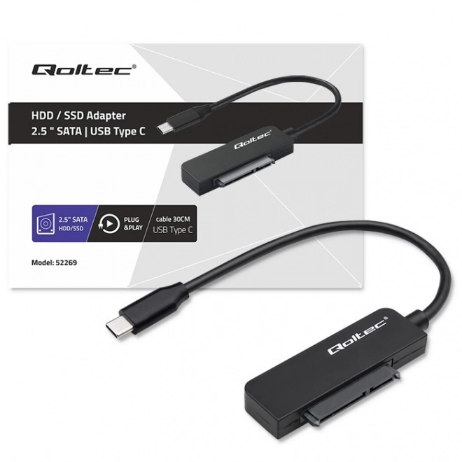 Adapter SATA | 2,5" adapter SSD HDD| Super brzina 5Gb/s | 2TB – USB-C