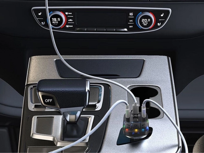 Višenamjenski automobilski FM odašiljač s brzinskim punjenjem