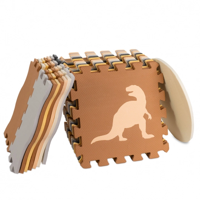 Pjenaste puzzle s dinosaurima i ogradom - 36 komada