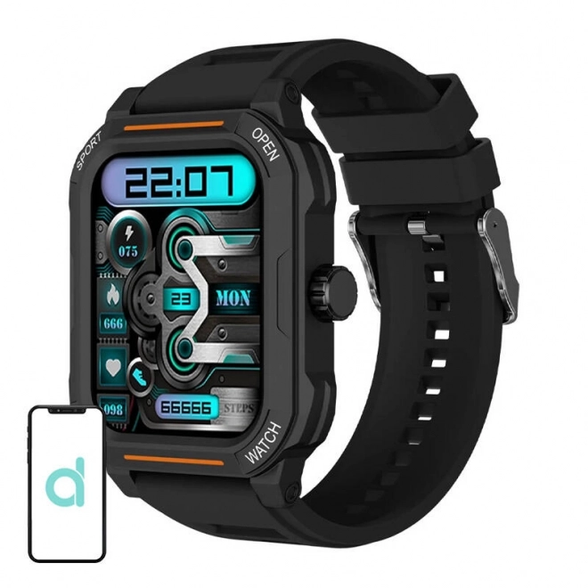Pametni sat Blitzwolf BW-GTC3 (crna/crna čelik)