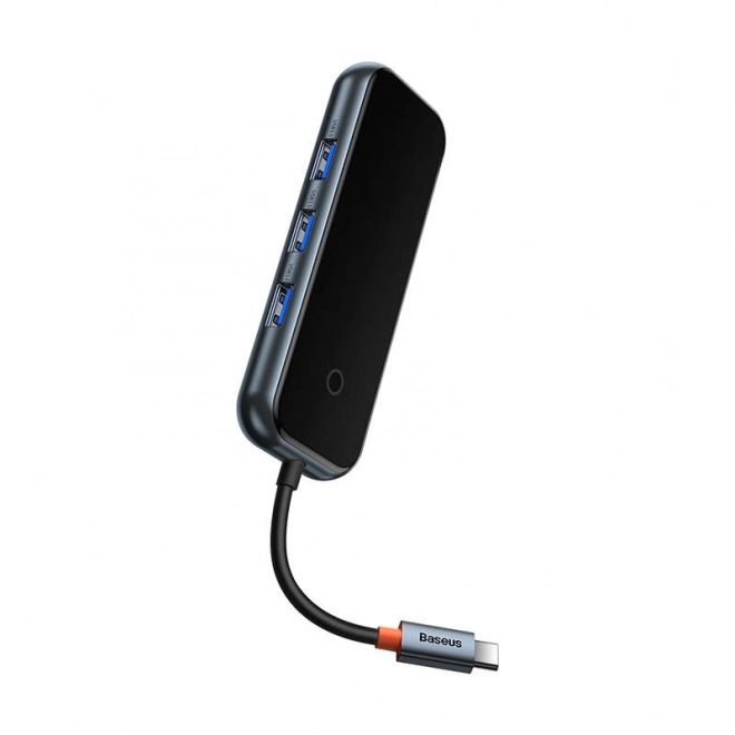Baseus Hub USB-C na 4x USB 3.0 tamno siva