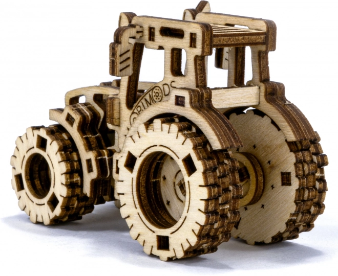 Drveni grad 3D puzzle Superbrzi traktor
