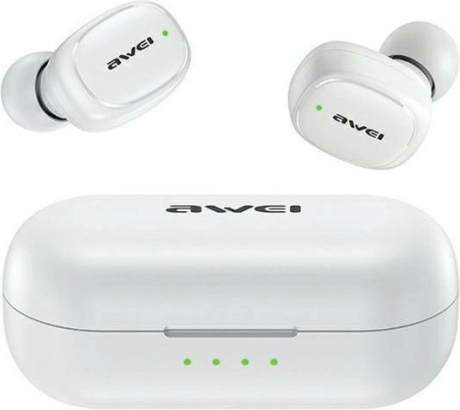 bežične slušalice AWEI T13 Pro TWS (Bluetooth 5.1) bijele