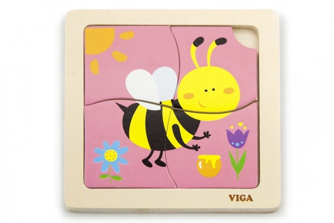 Drvene puzzle pčelica od Viga