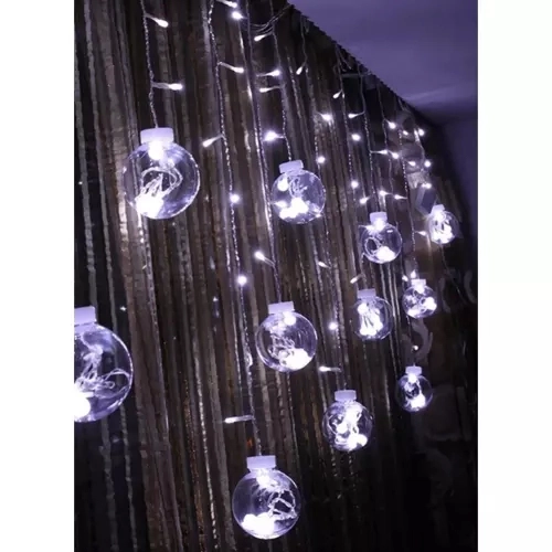Svjetlosna zavjesa 108LED USB - Hladna bijela KS19770