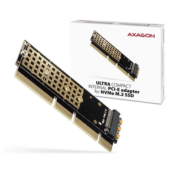 PCEM2-1U interni adapter PCIe x16/x8/x4, slot M.2 NVMe M-key, 1U