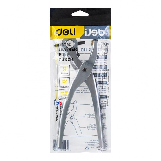 Probijač za kožu 9" Deli Tools EDL1919C (srebrna)