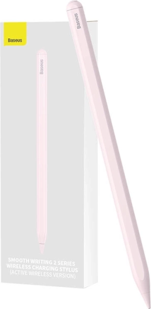 Bežični punjivi stylus Baseus Smooth Writing za telefon/tablet (ružičasti)