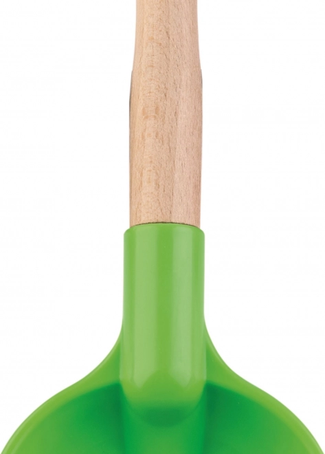 Androni lopata s drvenom drškom duljine 34 cm – Zelená