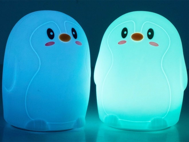 Dječje noćno svjetlo pingvin RGB