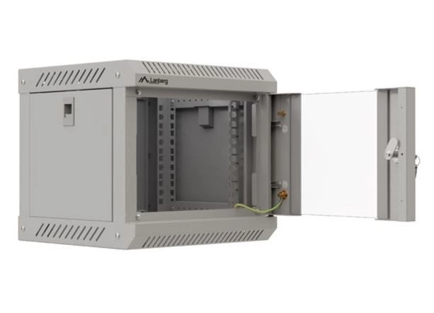 Zidni 10-inčni 4U rack ormar 300x300 sivi
