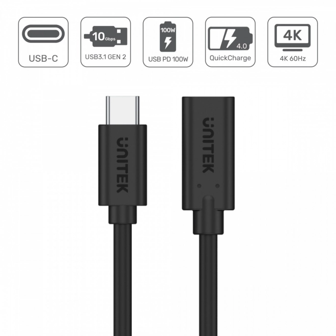 Univerzalni produžni kabel USB-C Unitek 1m