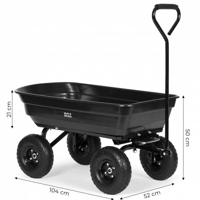 Vrtni kolica s nagibnom funkcijom MultiGarden 200 kg