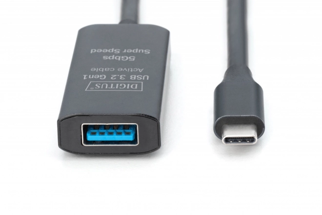 Aktivni produžni kabel USB 3.2 Gen1 5Gbps USB-C - USB-A, 5m