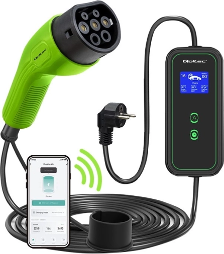 Prijenosni punjač za električna vozila Qoltec