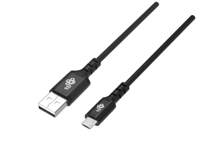 USB kabel TB 1m silikonski crni s brzim punjenjem