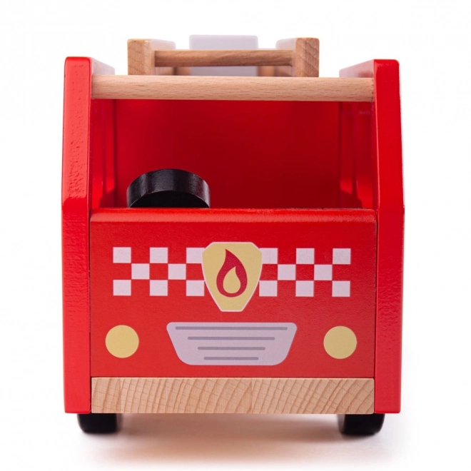 Bigjigs Toys Drvena vatrogasna vozila