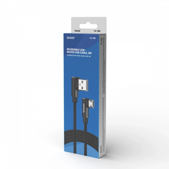Kabel s obostranim konektorom USB Micro USB - USB A 2m