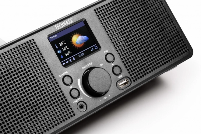 Internetni radio Technaxx sa stereo zvučnicima 2x2W i WiFi