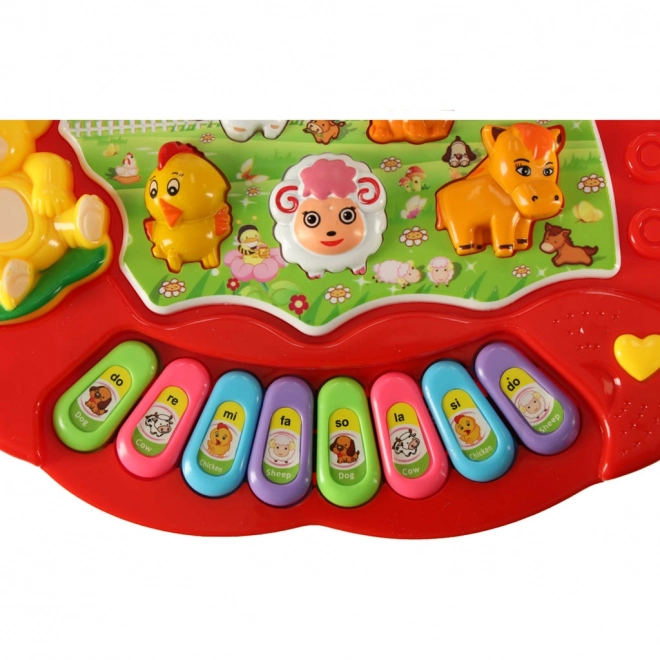Dječje edukacijsko pianino - farma
