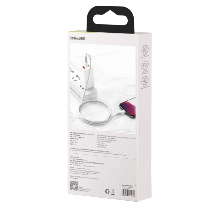 USB-C na Lightning kabel Baseus s visokom gustoćom pletenja, 20W, PD, 2m