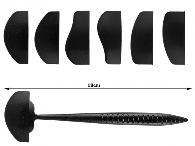 Set silikonskih šablona za eyeliner