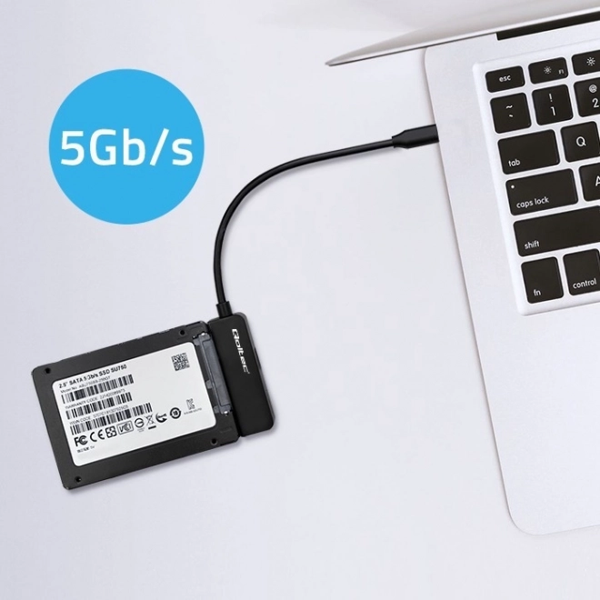 Adapter SATA | 2,5" adapter SSD HDD| Super brzina 5Gb/s | 2TB – USB-C