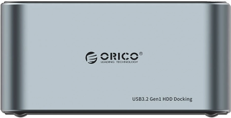 ORICO dok stanica za 2.5"/3.5" HDD/SSD s kloniranjem, USB 3.2 Gen1 5 Gb/s, USB‑C na USB‑C/USB‑A (crna)