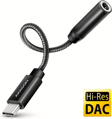 Vanjska USB‑C zvučna kartica AXAGON ADA‑HC 32‑bitni DAC s 3,5 mm priključkom (384 kHz)