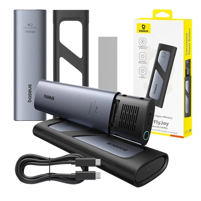 Kućište za SSD Baseus FlyJoy (sivo)