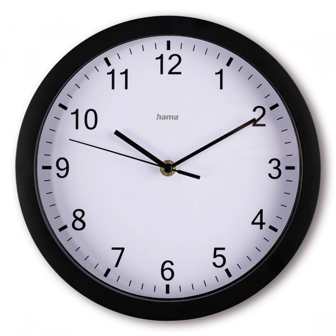 Zidni sat Elba 25 cm crni