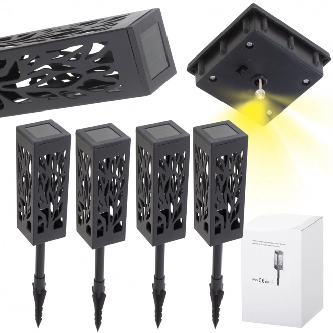 Solarne dekorativne vrtne lampe 4 komada