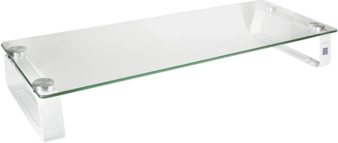 Stakleno postolje za monitor 560 × 210 mm, nosivost 20 kg