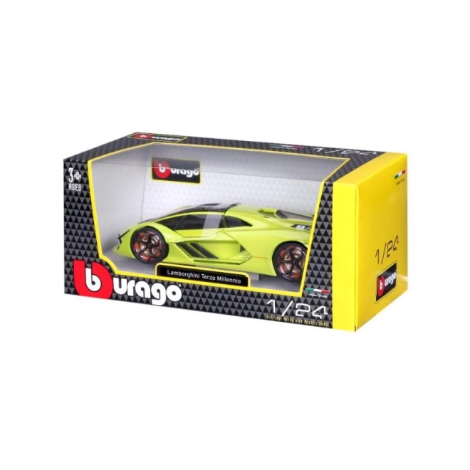 Bburago 1:24 Lamborghini Terzo Millenio Zelena