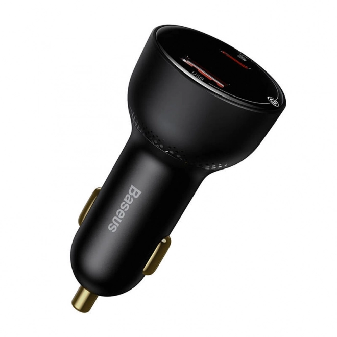 Brzi punjač za auto Baseus USB i USB-C 100W crna