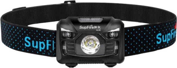 Naglavna svjetiljka SUPERFIRE HL06, 500 lm, USB punjenje